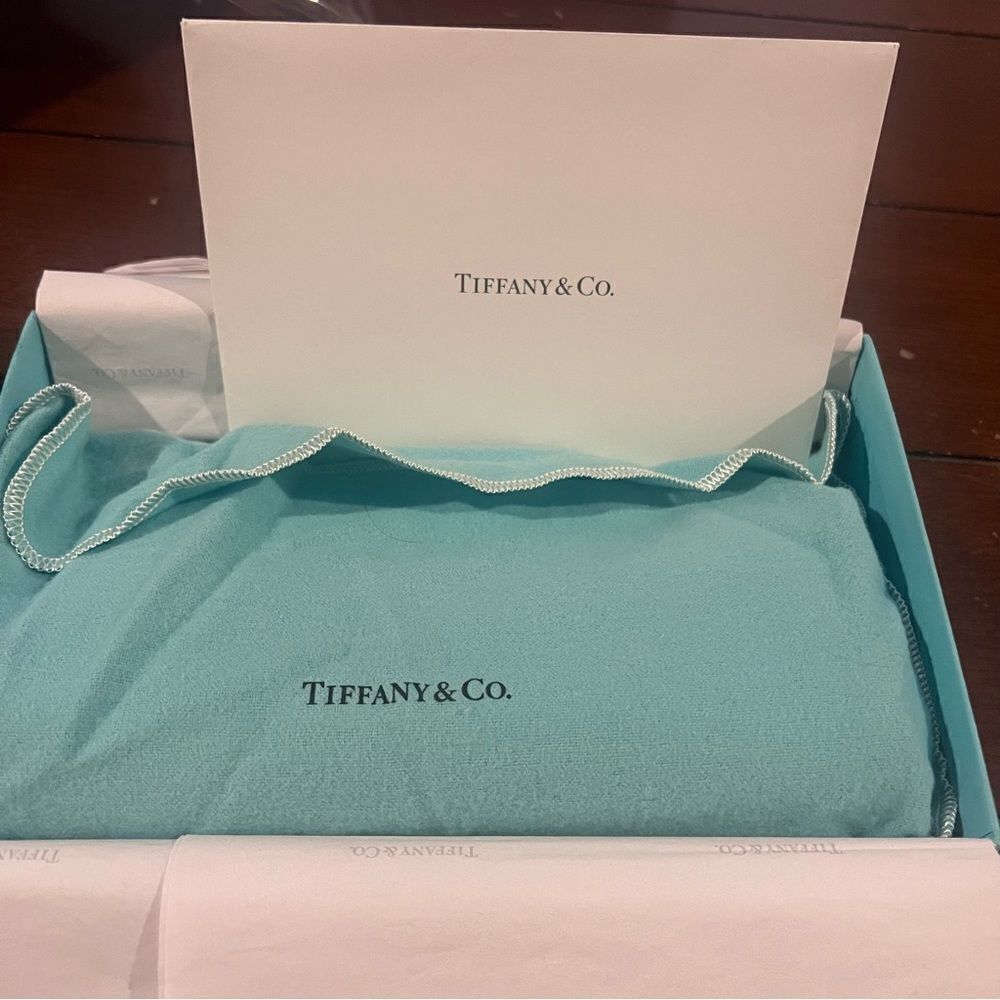 Tiffany & Co. Morgan Gold Leather Clutch - New - Picture 8 of 12